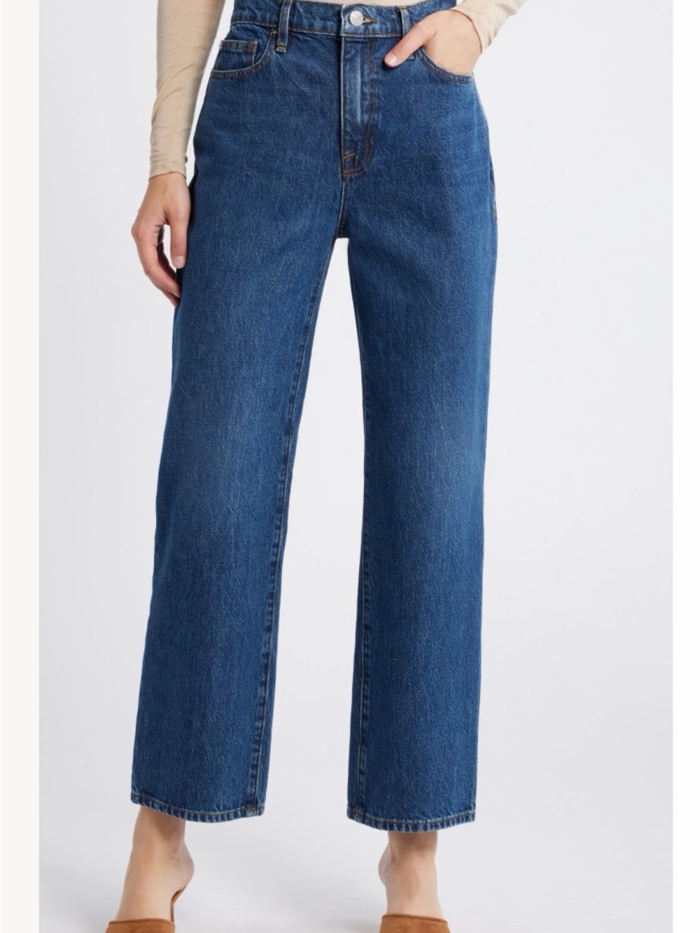 FRAME Le Jane Ankle Straight Leg Jeans size 30 NWT